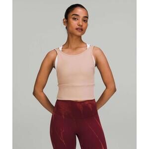Lululemon Women's Nude Power Pivot Tank - Size 6